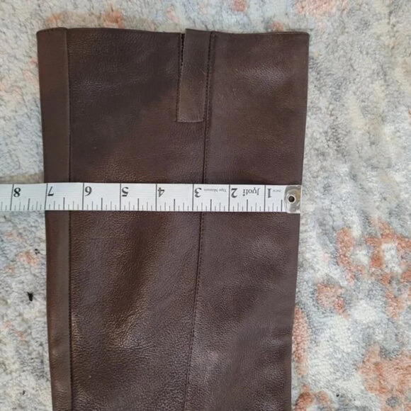 Nine West Crop Shop Brown High Heel Boots - Size 7 - Picture 8 of 11